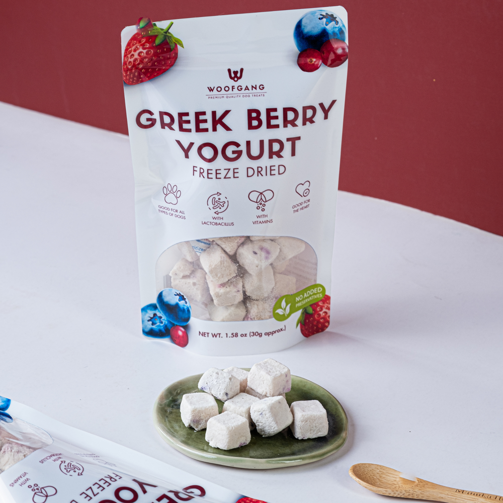 Woofgang Greek Berry Yogurt Freeze Dried