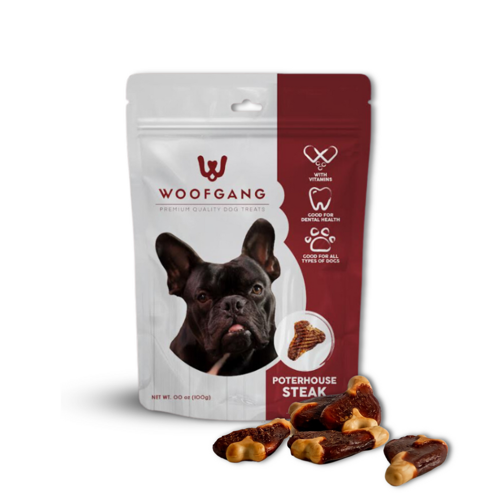 Woofgang Prime Dry-Aged Porterhouse Steak Dental Dog Treats