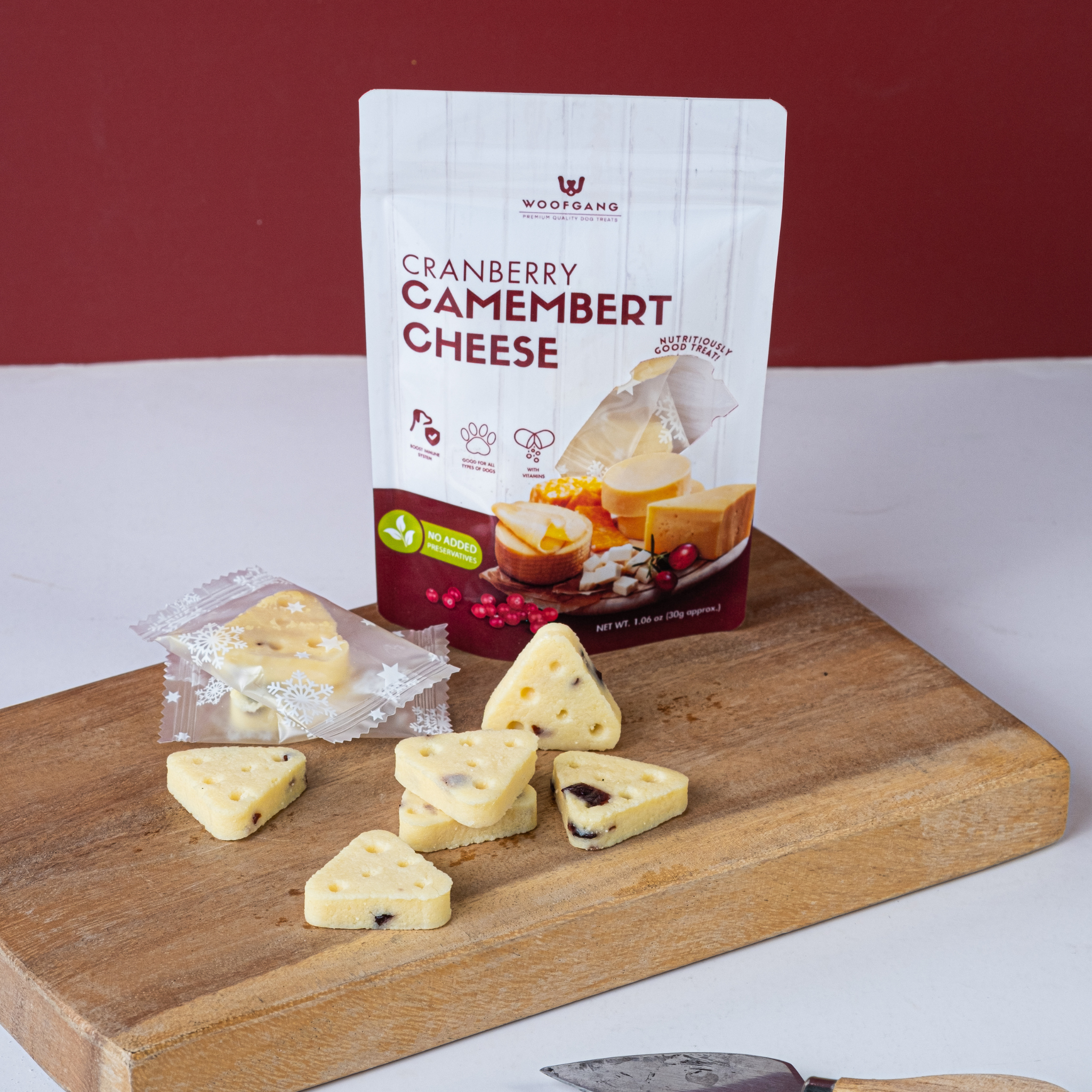 Woofgang Cranberry Camembert Cheese